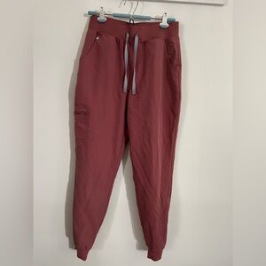 FIGS pink mauve joggers scrub pants